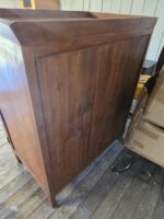 One of a Kind Vintage Handcrafted Reclaimed Teak Cabinet – Java, Indonesia (1960s - Image 5