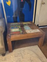 Vintage Reclaimed Teak Coffee Table 31x31x16