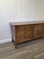 Vintage Tomlinson Burlwood & Walnut Triple Dresser / MCM Credenza - Image 3
