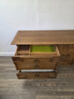 Vintage Tomlinson Burlwood & Walnut Triple Dresser / MCM Credenza - Image 6