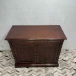 Ethan Allen Flip-Top Console Server Table on Casters 39” x 19” x 34.5”