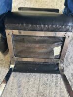 Authentic 1960s Preview Mid-Century Modern Leather & Chrome Metal Cantilever Dining Chairs Set of 6 - Image 6