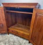 One of a Kind Vintage Handcrafted Reclaimed Teak Cabinet – Java, Indonesia (1960s - Image 6