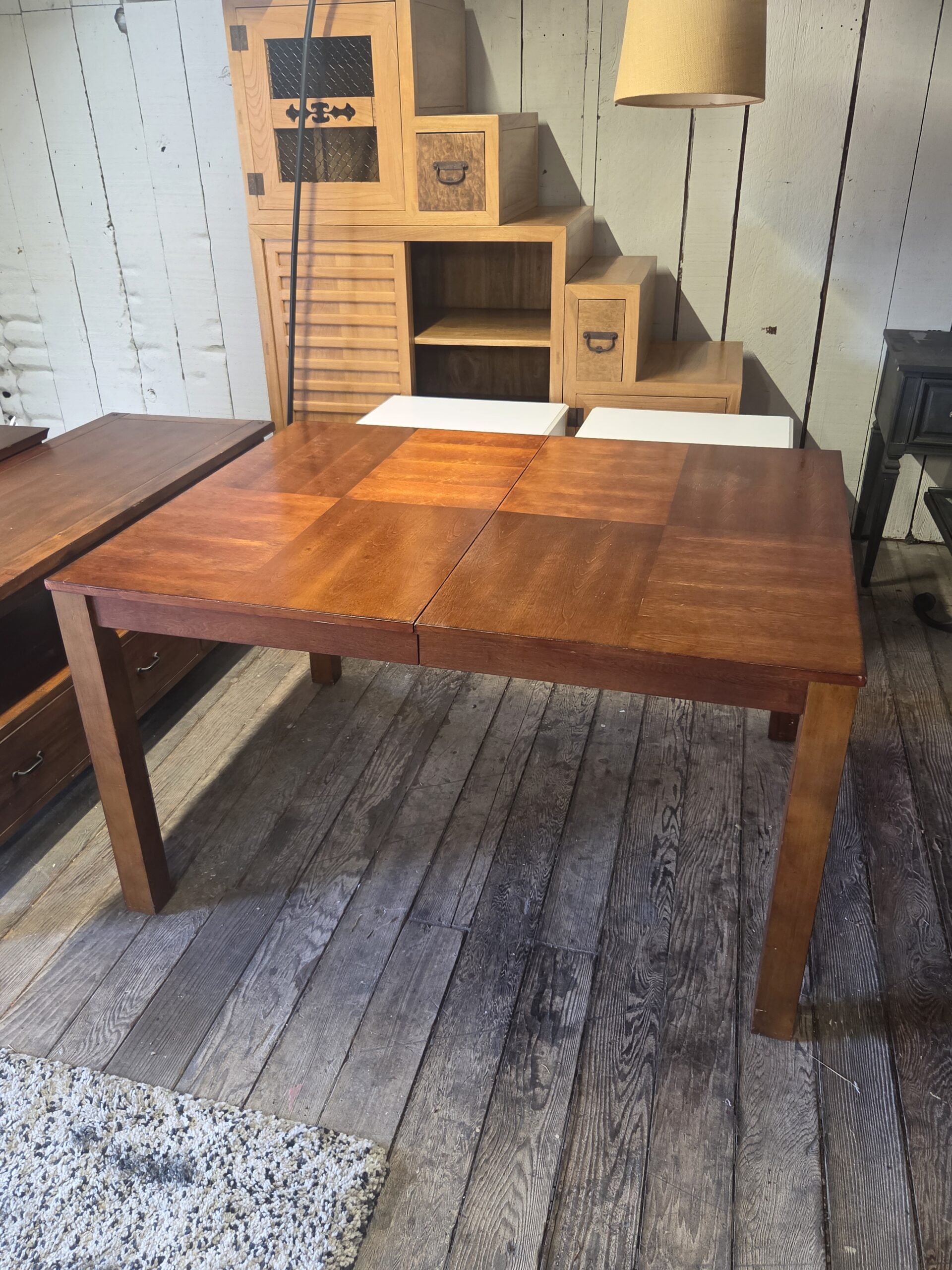 20260701_123103 A Solid Wood Frame Dining Table by Greenworld Furniture Co 54L 42W 30H - Image 1