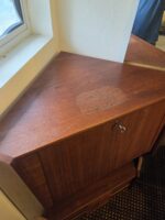 A Mid-Century Danish Teak Corner Bar Cabinet by Gunni Omann for Omann Jun ​ - Image 9