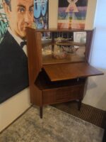 A Mid-Century Danish Teak Corner Bar Cabinet by Gunni Omann for Omann Jun ​ - Image 2