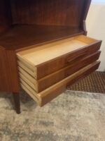 A Mid-Century Danish Teak Corner Bar Cabinet by Gunni Omann for Omann Jun ​ - Image 4