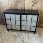 Mitchell Gold + Bob Williams Textured Glass TV Console 44.5” –