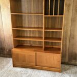 Vintage Domino Møbler Danish Modern Wall Unit with Record Storage