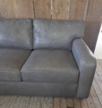 Ethan Allen Retreat Leather Sofa with Chaise – 115” - Image 5