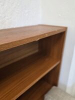 1960s Vintage Daybed Danish Modern Teak Twin Daybed with Storage Headboard Bookcase - Image 5