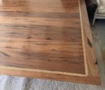 Custom Solid Wood Hickory and Cherry Dining / Conference Table 82x69.5 - Image 2