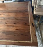 Custom Solid Wood Hickory and Cherry Dining / Conference Table 82x69.5 - Image 3