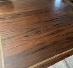 Custom Solid Wood Hickory and Cherry Dining / Conference Table 82x69.5 - Image 4