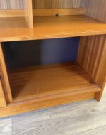 Domino Mobler Vintage Teak Wall Cabinet Storage Display Shelving - Image 4