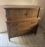 Drexel Mahogany Dresser with Tambour Doors - Image 2