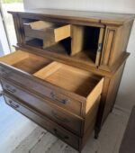 Drexel Mahogany Dresser with Tambour Doors - Image 3