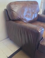 Vintage Brown Leather Club Chair - Image 3
