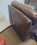 Vintage Brown Leather Club Chair - Image 4