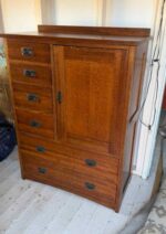 Restoration Hardware / Michaels Furniture Mission Oak Gentleman’s Chest - Image 5