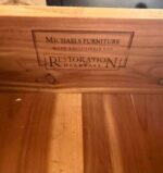 Pair of Restoration Hardware Solid Wood Nightstands (31”) - Image 3
