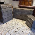 Gray 3 Piece Bedroom Set | Dresser, Chest, Nightstand
