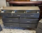 Gray 3 Piece Bedroom Set | Dresser, Chest, Nightstand - Image 4
