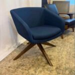 Boho Chic Flexsteel Swivel Chair and Ottoman 30.5” Wide