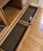 Pottery Barn Large Wood China Cabinet and Display Hutch with Glass Doors 50W 18D 78H - Image 5