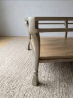 Marble Top Coffee Table w/ Sculptural Metal Base 57” L x 34.5” W x 19" H - Image 4