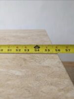Marble Top Coffee Table w/ Sculptural Metal Base 57” L x 34.5” W x 19" H - Image 8